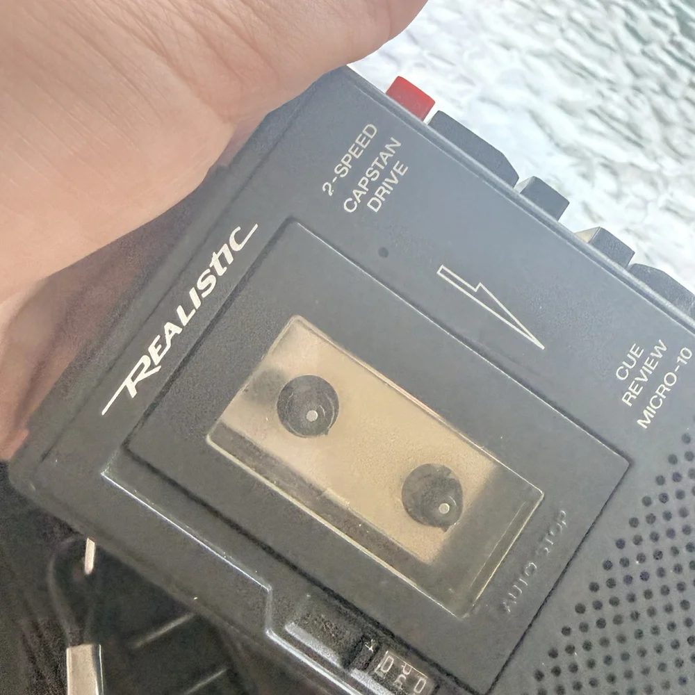 Vintage Realistic Micro-12 Micro Cassette Recorder